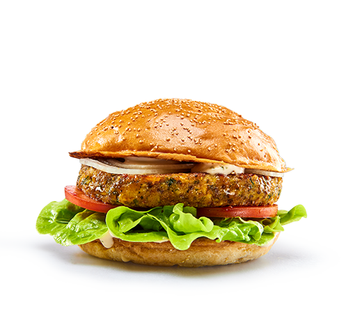 Burger JB Hamburger mit Gemüse Patty